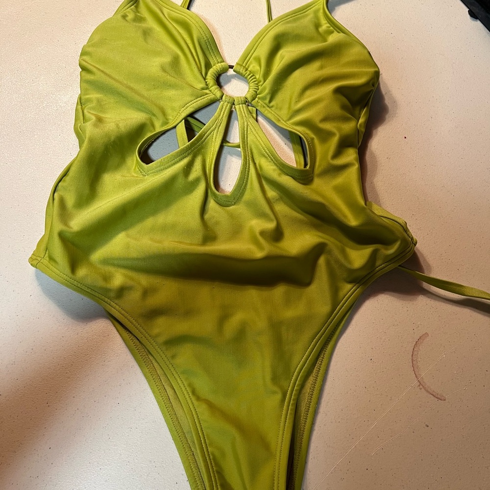 Wild Fable Vibrant Green Kids One Piece